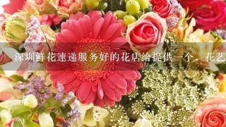 深圳鲜花速递服务好的花店给提供1个，花艺好，配送快的，谢谢?