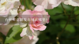 台州鲜花批发市场在哪里？