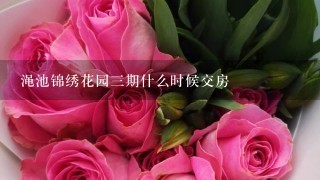 渑池锦绣花园3期什么时候交房